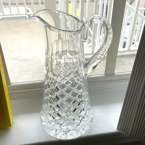 Cut Glass Tall Pitcher see this on your breakfast table with orange juice